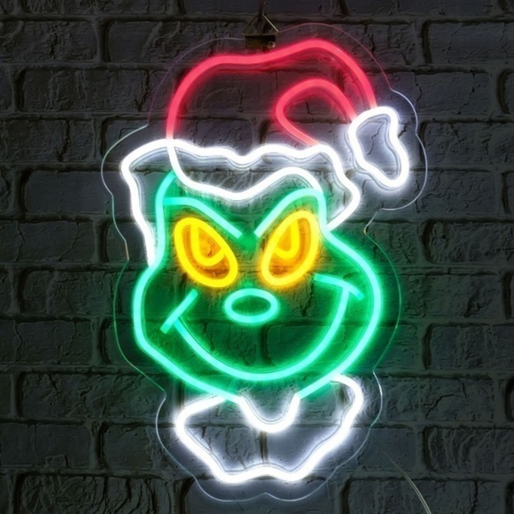 NIB. Dr. Seuss' The Grinch Neon Tube Light up